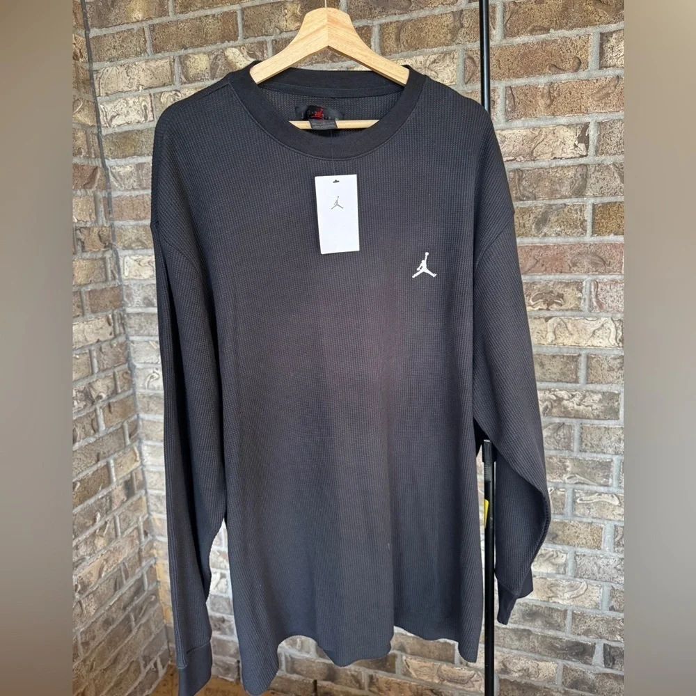 Air Jordan/ Black Long Sleeve Shirt Michael Jordan Size XXL T